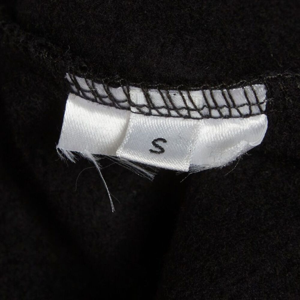 Balmain Black Logo Print Cotton Crop Sweatshirt S - Picture 5 of 5